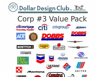 Corporate Machine Embroidery Designs Pack | Business Logo Emblem Banner Ribbon Trophy Award Designs | Pes Dst Exp | Download