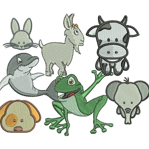 Animals 1 Embroidery Design Value Pack