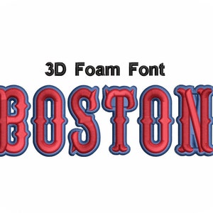 Paquete económico de fuentes de espuma 3D Boston