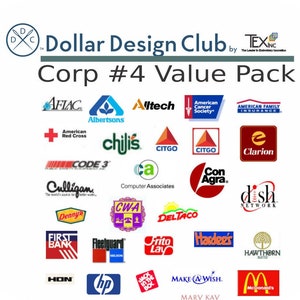 May include: A collage of logos from various companies, including Aflac, Alltech, American Cancer Society, American Family Insurance, Albertsons, Chili's, Citgo, Code 3, Culligan, Computer Associates, CWA, Del Taco, Denny's, First Bank, Fleetguard, Frito Lay, Hardee's, Hawthorn Suites, Hon, HP, Jack in the Box, Make-A-Wish, McDonald's, and Marvin Kay.