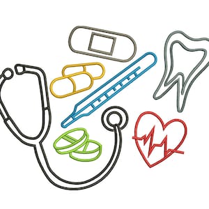 Medizinisches Stickmuster