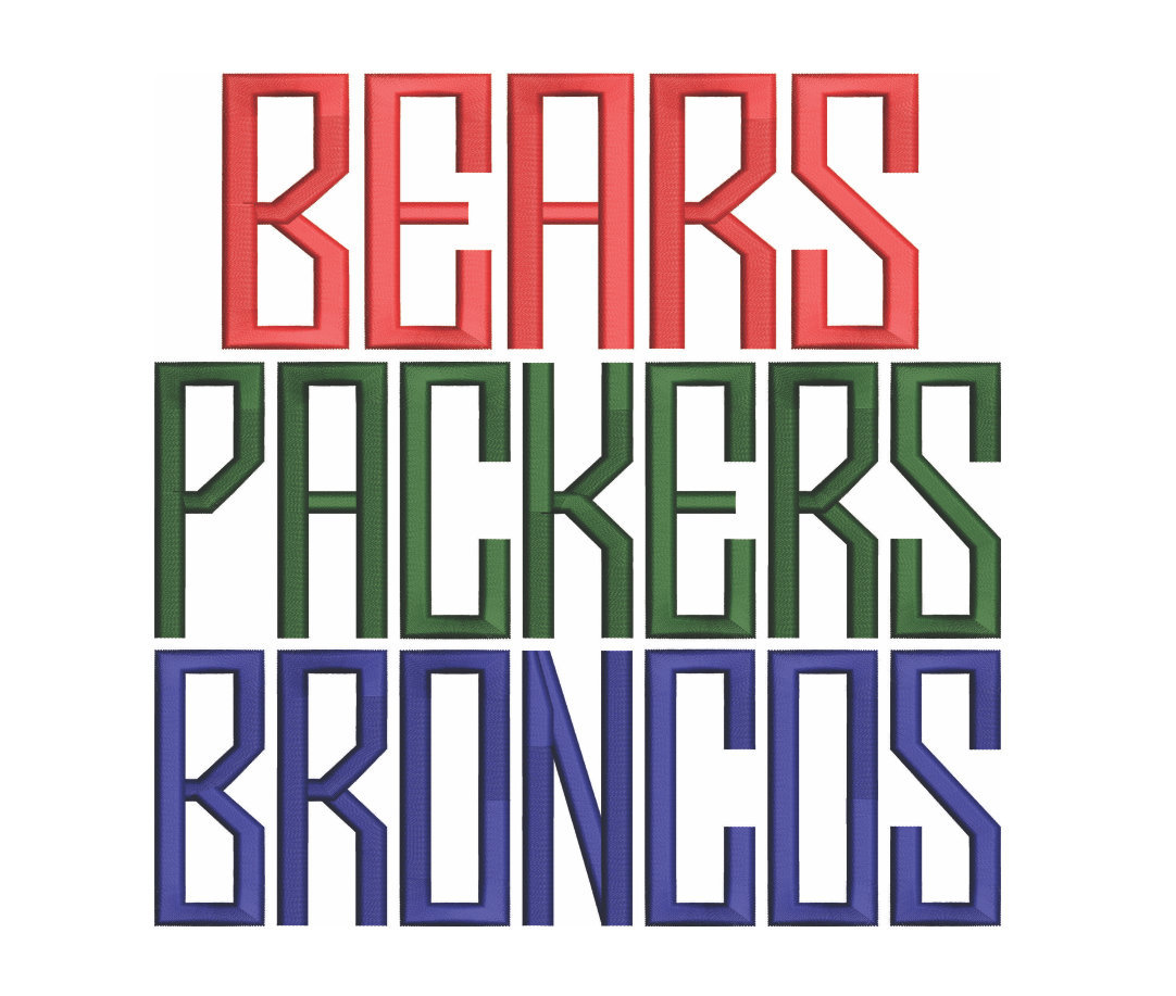 Pro Team Sports Machine Embroidery Designs Pack | Football Basketball ...