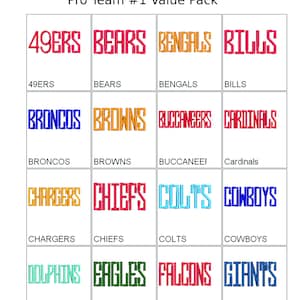 Pro Team Sports Machine Embroidery Designs Pack | Football Basketball ...