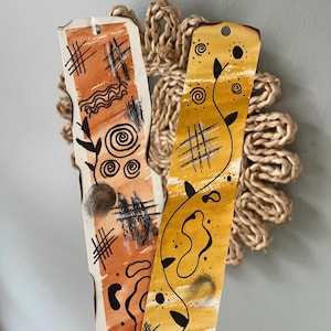 Hand Painted Abstract Bookmark