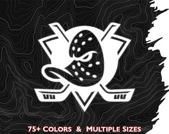 Anaheim Ducks Logo Vinyl Decal, Multiple Colors & Sizes, South Cali Hockey, NHL