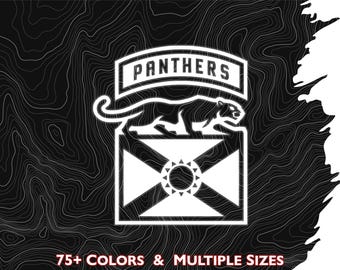 Florida Panthers Alternate Logo Vinyl Decal, Multiple Colors & Sizes, South Florida Hockey, NHL