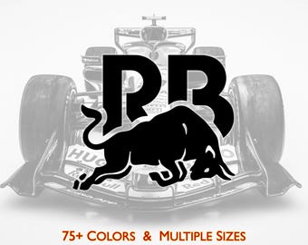 Racing Bulls F1 Team Logo Vinyl Decal Sticker, Formula 1, VCARB