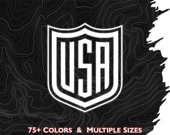 Team USA Hockey World Cup 2016 Logo Vinyl Decal, Multiple Colors & Sizes, Hockey, NHL, Olympics