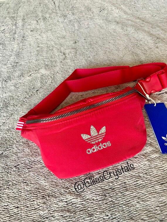 adidas waist bag red