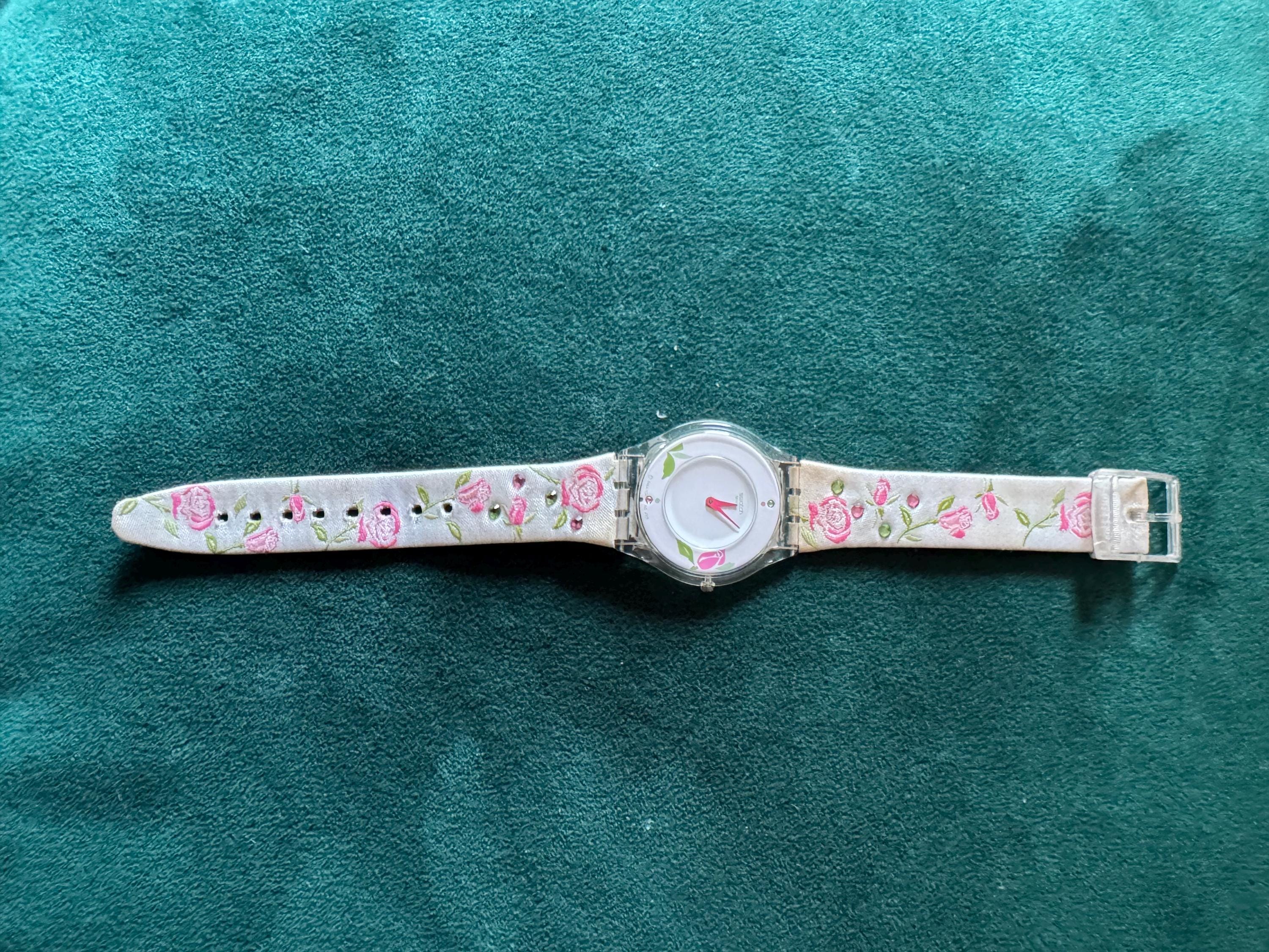 Vintage Flower Swatch Watches - Etsy
