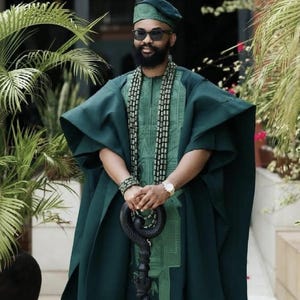 ホワイト AGBADA、アフリカ AGBADA、男性用 AGBADA、アフリカの