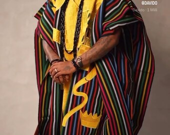Ojvicky agbada/ 3 pieces African men's wedding attire/African men party outfit