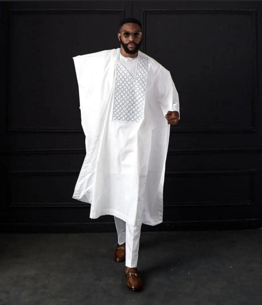 Gold and White Dashiki - Etsy