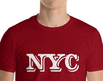 NYC Shadowfont - Retro Premium Unisex T-shirt