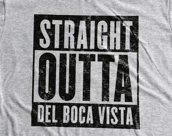 Seinfeld tv show — Del Boca Vista / Straight Outta...funny gift / parody humor — Premium Unisex T-Shirt