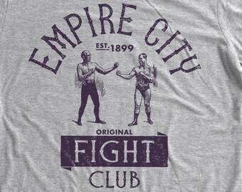 FIGHT CLUB Empire City (New York City / Manhattan / Gotham) — funny, sarcastic 'vintage fiction' retro unisex t-shirt