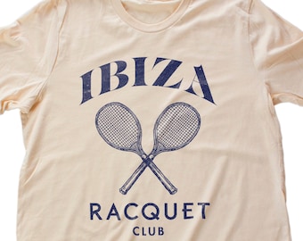 Camiseta unisex Ibiza Racquet Club — Retro