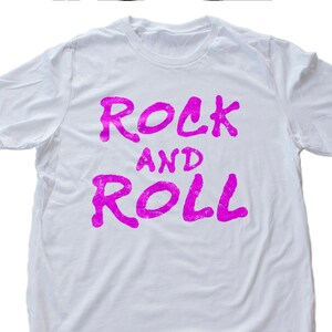 ROCK and ROLL — プレミアム ユニセックス T シャツ