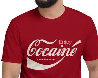 Cocaine — Parody Premium Unisex T-Shirt