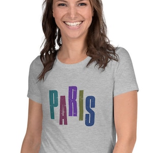 PARIS — Retro | Vintage-inspired Women’s Slim Fit T-Shirt