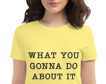 van KILLING EVE: What You Going To Do About It— Women's short sleeve t-shirt