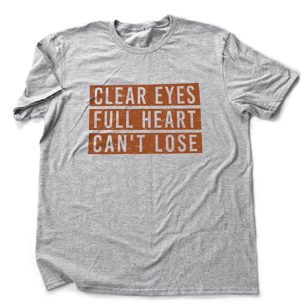 Clear Eyes Full Heart Can't Lose Premium Unisex Etsy