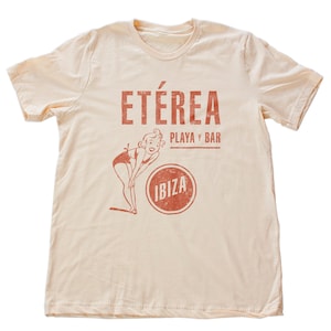 ETHEREAL IBIZA Beach and Bar — IBIZA Spain — retro fiction unisex t-shirt
