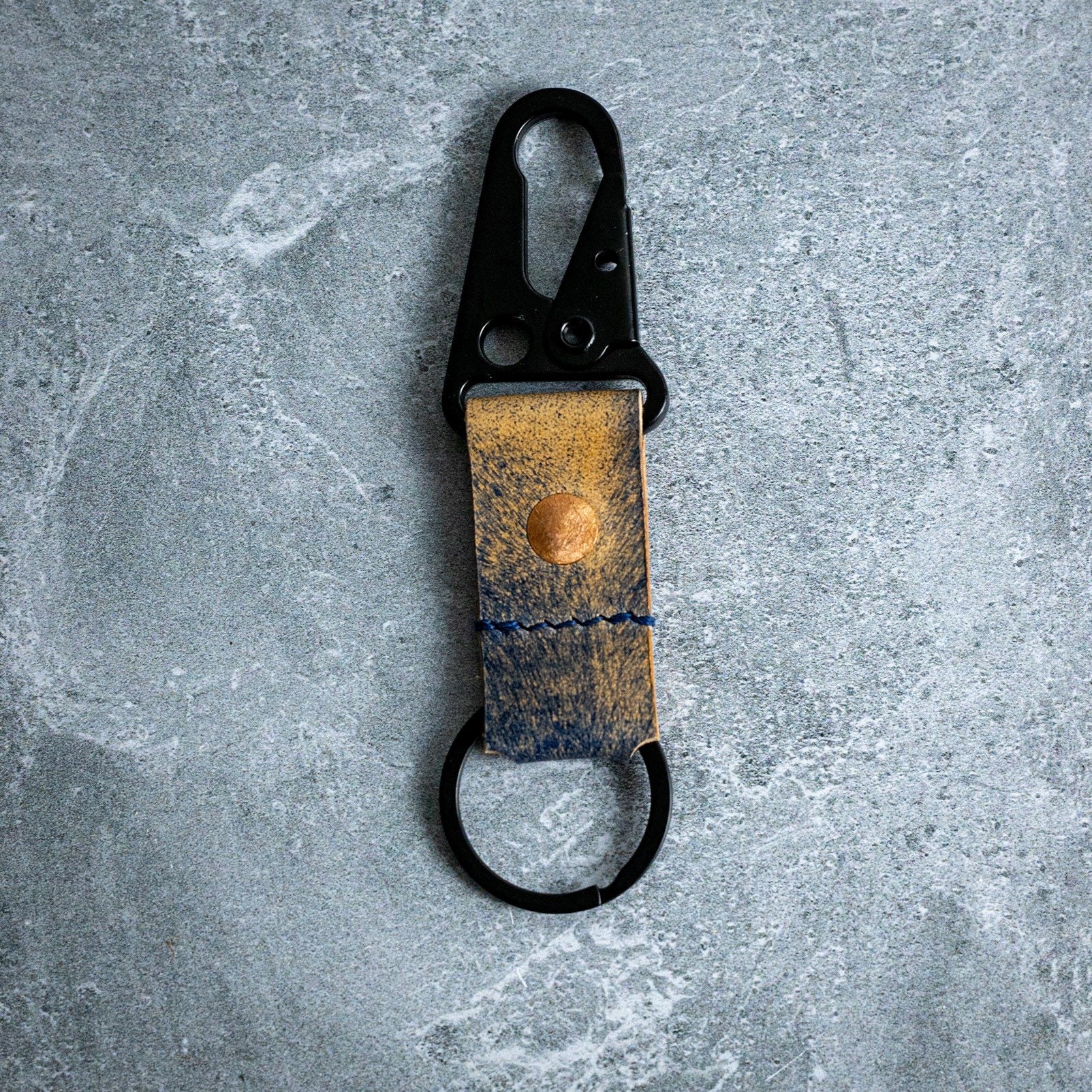 Leather Sling Clip Keychain - Etsy