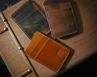 Cartera minimalista Shell Cordovan