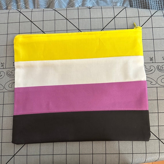 Enby Pride Tallit Bag: Non-Binary Jewish Prayer Shawl Pouch