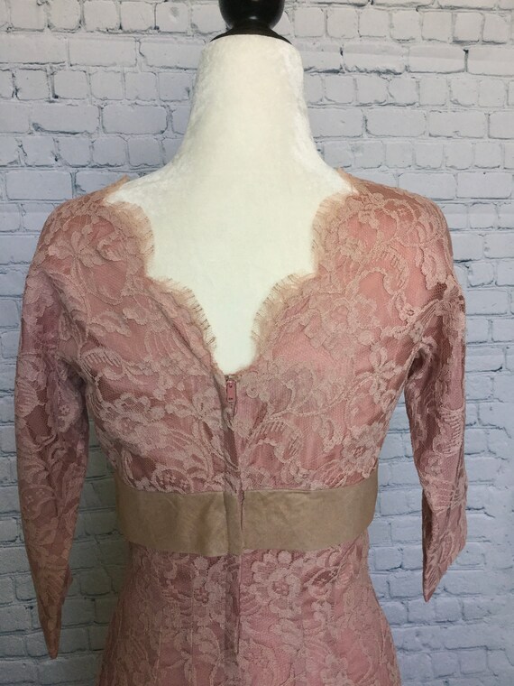 Vintage Vanity Original Dusty Rose Formal Dress |… - image 3