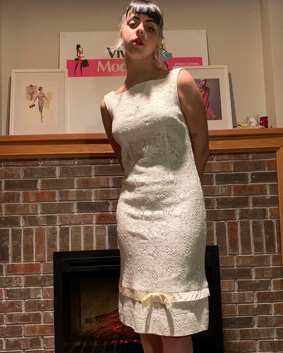Vintage Ivory Evening dress