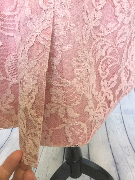 Vintage Vanity Original Dusty Rose Formal Dress |… - image 4