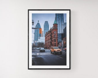 City Print, Wall Art Prints, Street Photography Print, Architecture Photography, Horizontal Wall Art, Toronto Wall Art, Large Art, Toronto