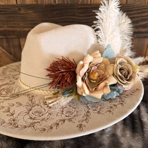 Custom Burnt Hat: Personalized Design, Wedding, Bachelorette