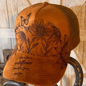 Dragonfly Burned Hat - Etsy display picture 1