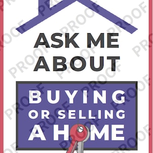Digital Download: Real Estate Ask Me About Buying or Selling a Home Flyer