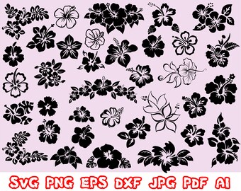 Download Free Hawaii Flower Svg Etsy SVG Cut Files