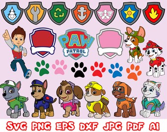 Download Paw patrol birthday svg | Etsy