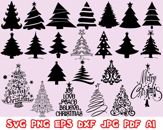 Sale Christmas Tree Bundle Svg Christmas Tree Svg Christmas Etsy