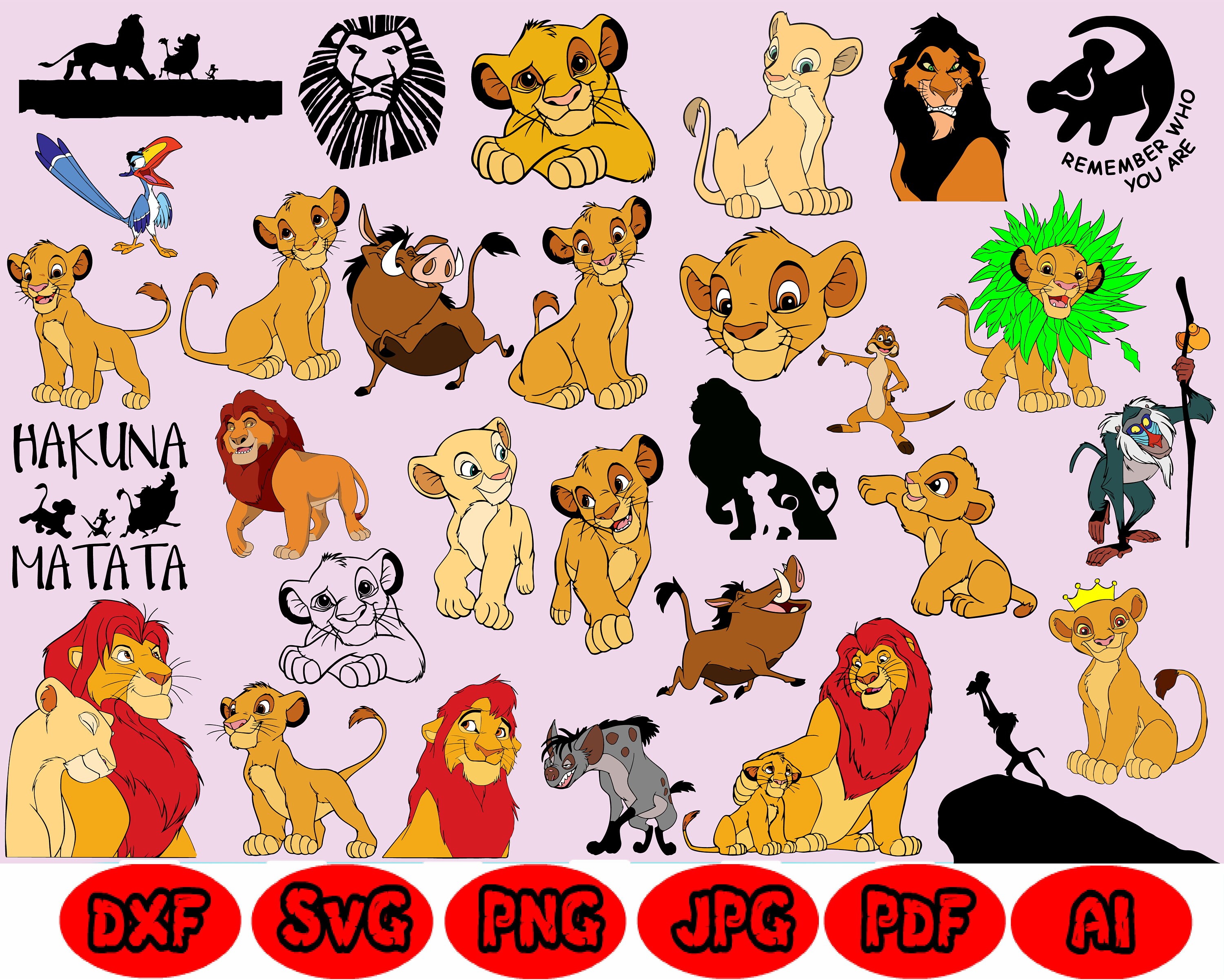 Free Free 129 Lion King Svg Files SVG PNG EPS DXF File