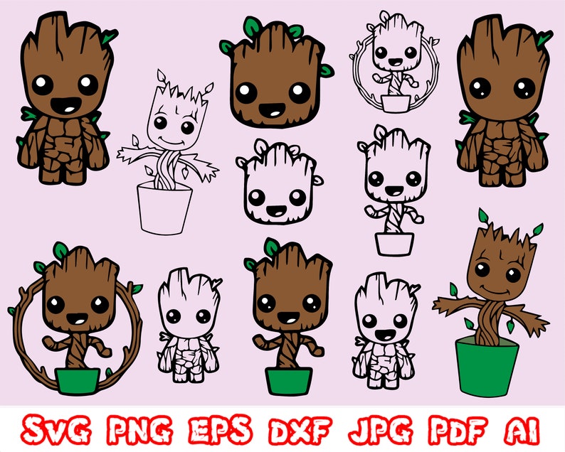 Free Free 266 Baby Groot Svg SVG PNG EPS DXF File