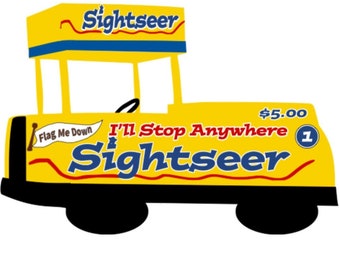 Tram Car Side View with Shadow SVG DIGITAL DESIGN