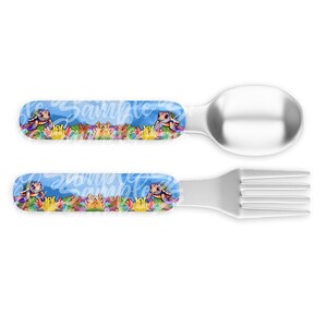 Cutlery (Baby) Turtle Coral Reef    DESIGN ONLY