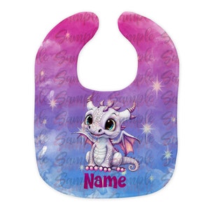 Bib Lavender Dragon   DESIGN ONLY