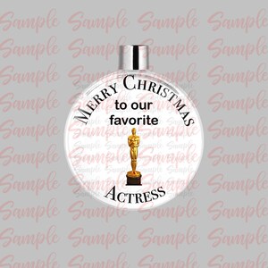 Actress Ornament (Our Favorite) FF DESIGN ONLY