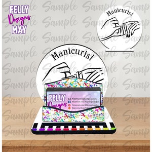 Manicurist Business Card Holder DIGITAL DOWNLOAD