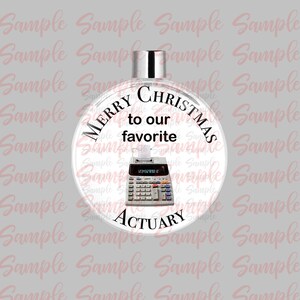 Actuary Ornament (Our Favorite) FF DESIGN ONLY