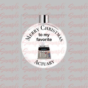 Actuary Ornament (My Favorite) FF DESIGN ONLY