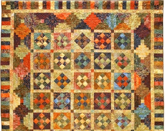 Nifty Nine-Patches Quilt Pattern PDF